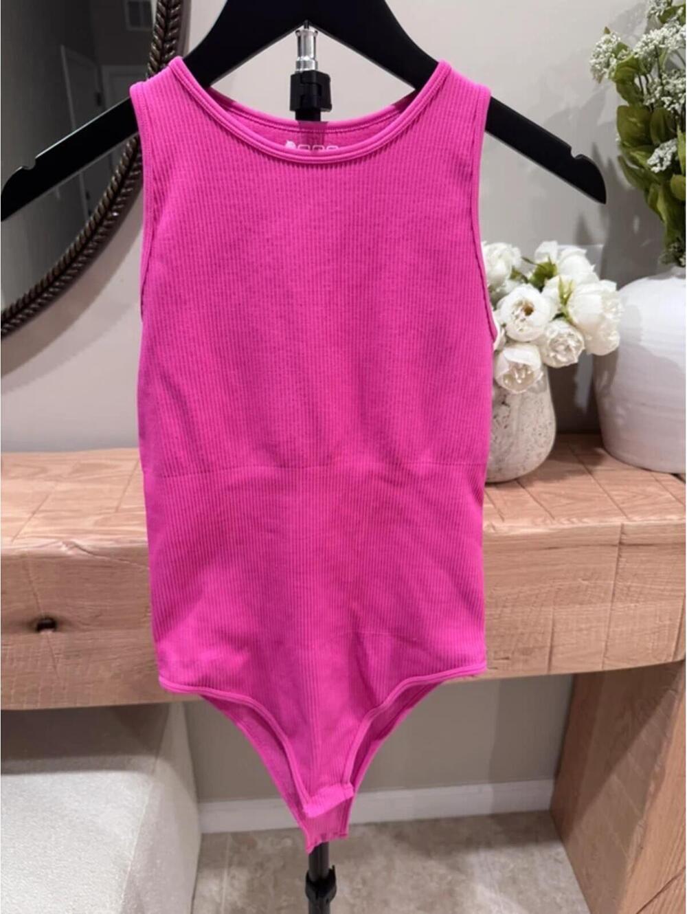 OQQ Pink Bodysuit